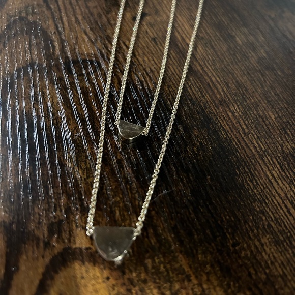 Ann Taylor double strand necklace - Picture 2 of 4